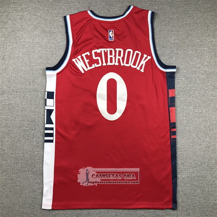 Camiseta Los Angeles Clippers Russell Westbrook NO 0 Statement 2024-25 Rojo